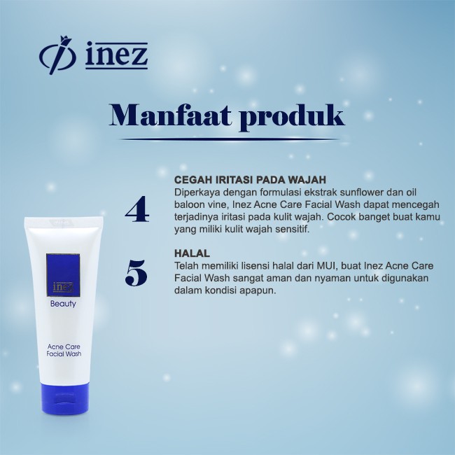 Inez Oil Free Facial Foam