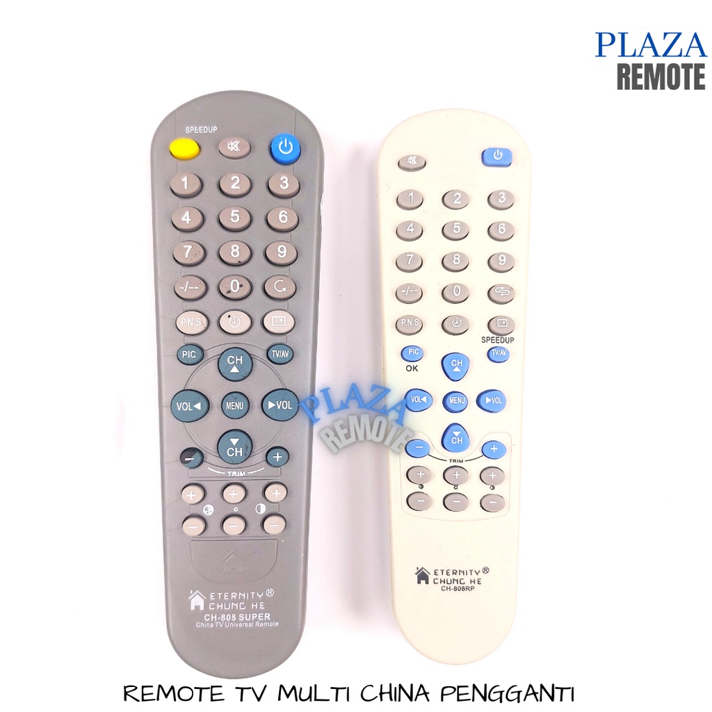 REMOTE TV LCD LED TABUNG CHINA MULTIFUNGSI TANPA SETTING 808 DUS