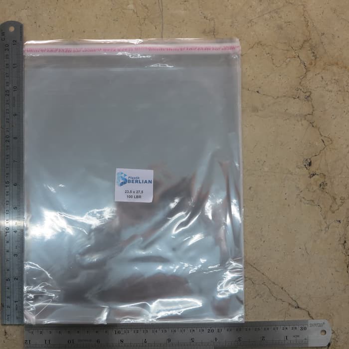 

Dijual Plastik OPP 23,5X27,5CM KW1 100LBR Lem atau Seal Flash Sale