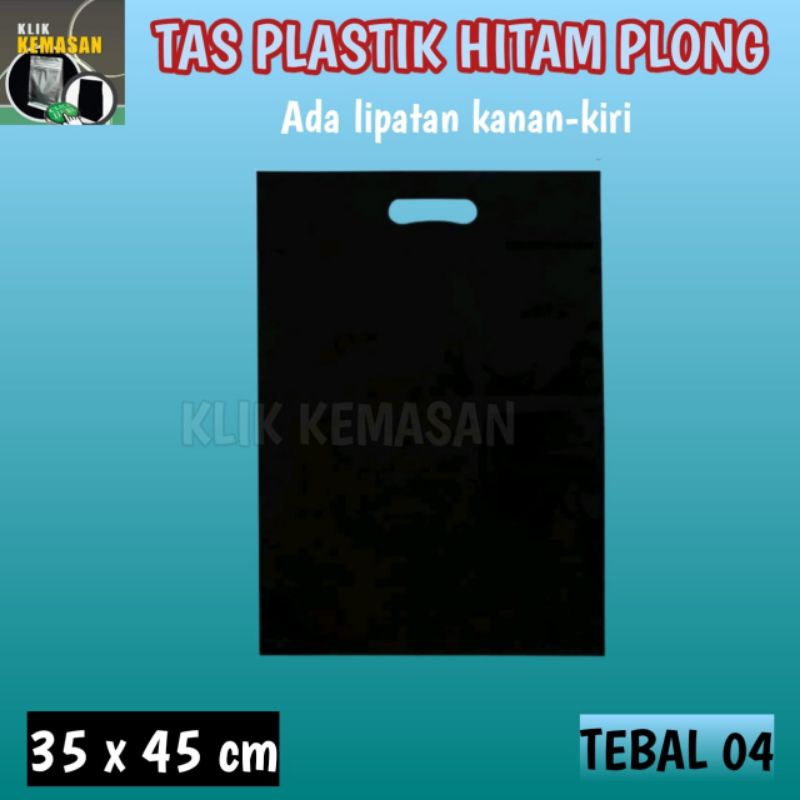 

TAS PLASTIK HITAM 35x45 CM PLONG TAS MALL TAS POND TAS PRODUK PAPERBAG