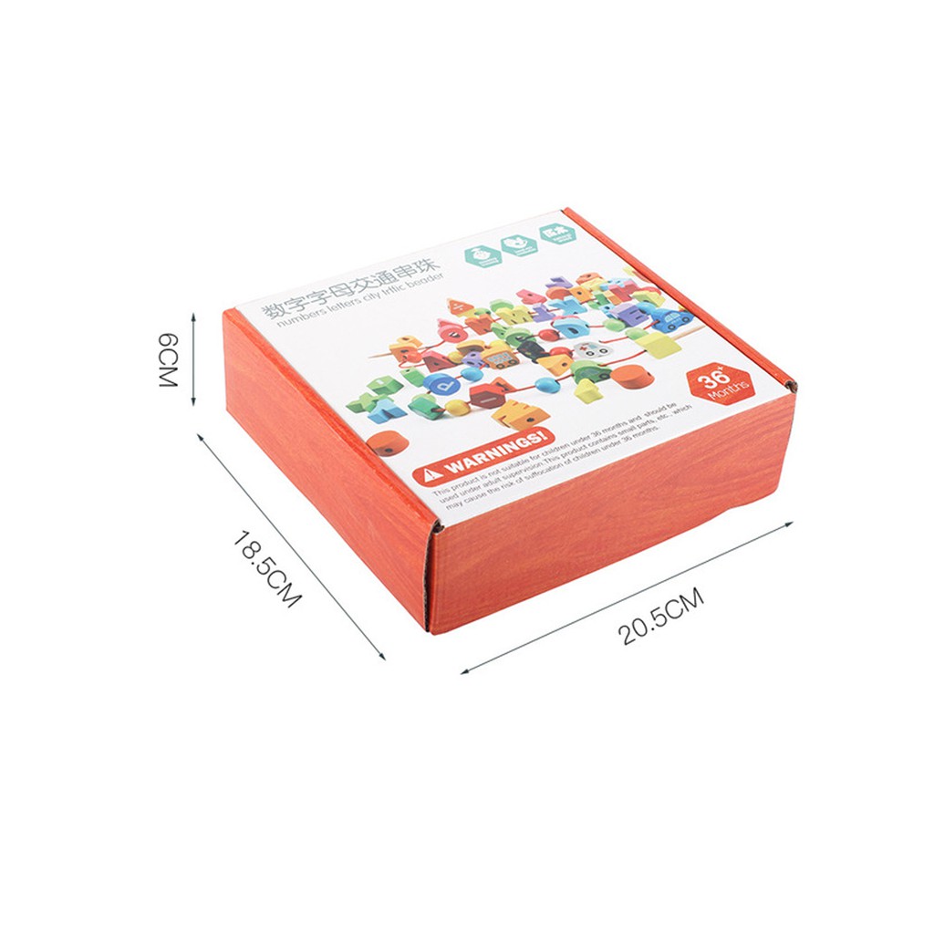 Edukit  Toys Mainan Edukasi Anak 75 Abjad Angka Bentuk Beader Game Puzzle Hadiah Ulang Tahun kado lebaran