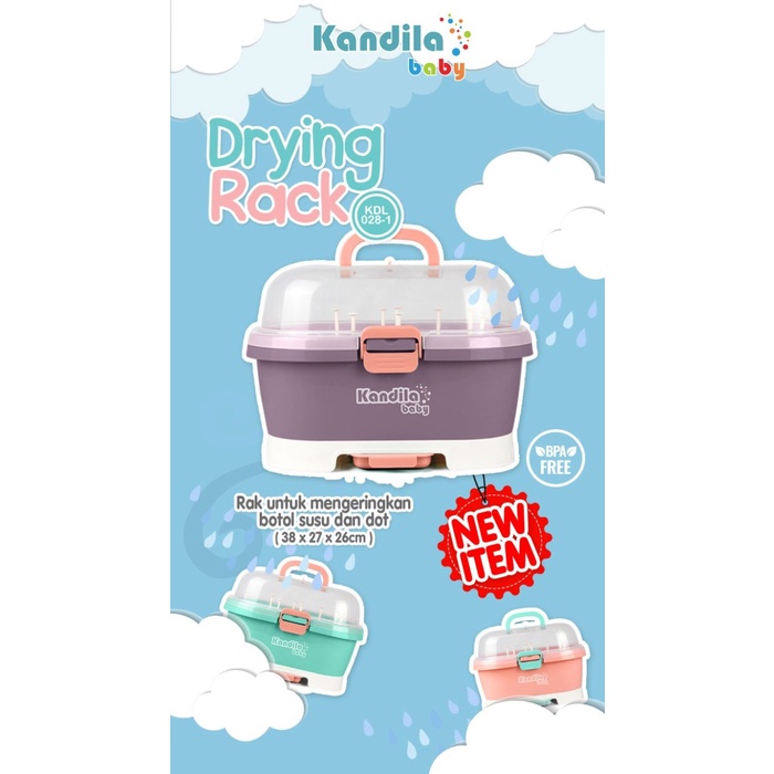 Rak Botol - Kandila Baby Drying Bottle Rack Rak Botol Susu Bayi Tempat Penyimpanan