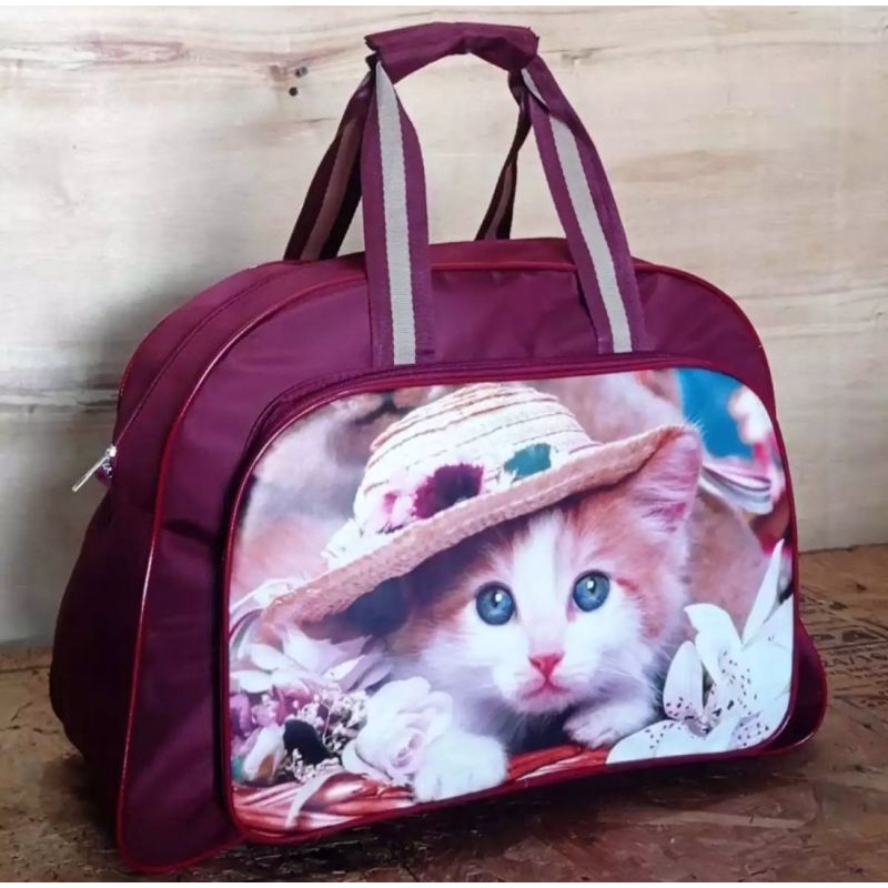 badgeTas Travel Bag Ukuran Sedang Pria Wanita Tas Pakaian Mudik Tas Baju Tas Pakaian Tas Pulang Kamp