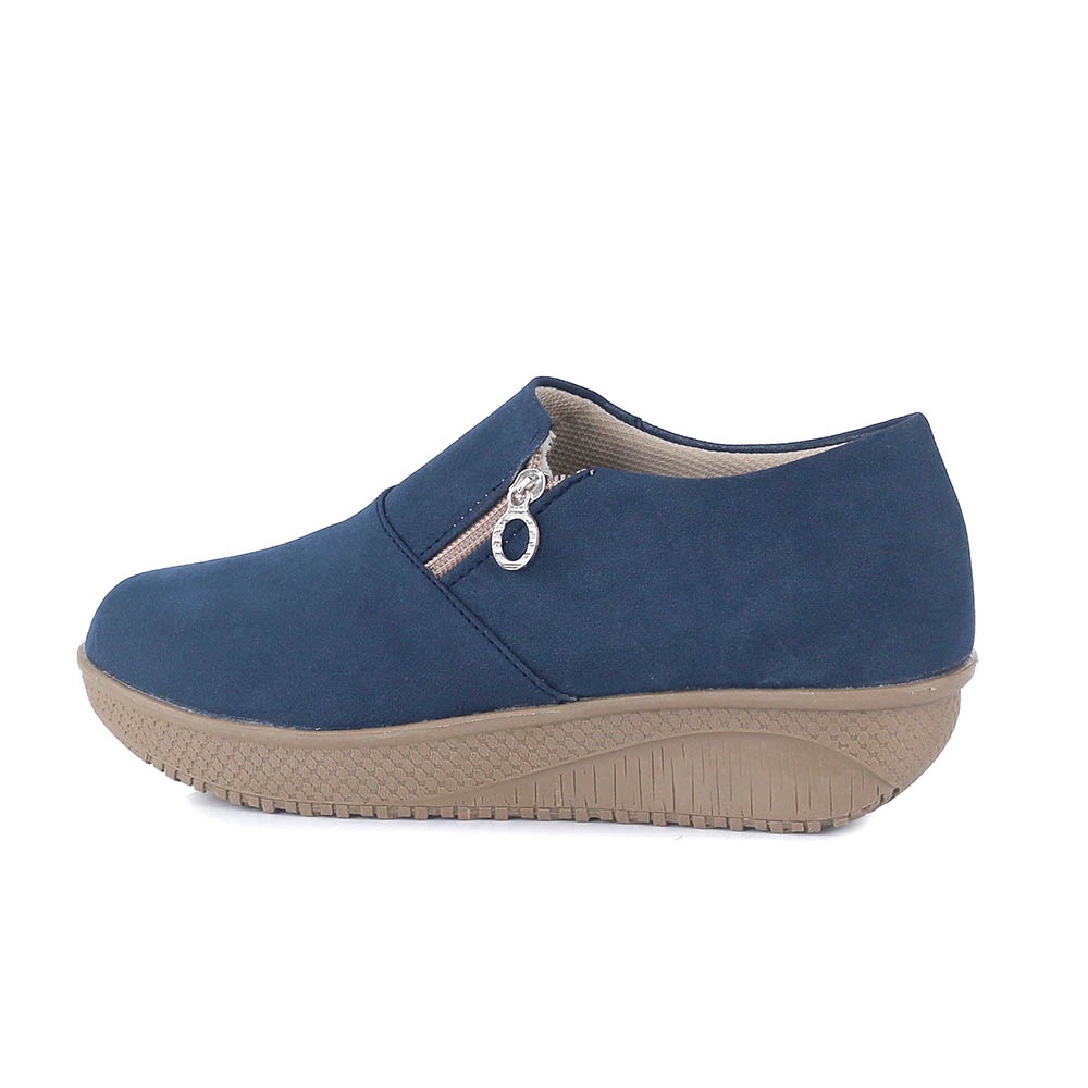 Sepatu Wanita Wedges Casual Slip On Cewek Original Distro Bandung L657