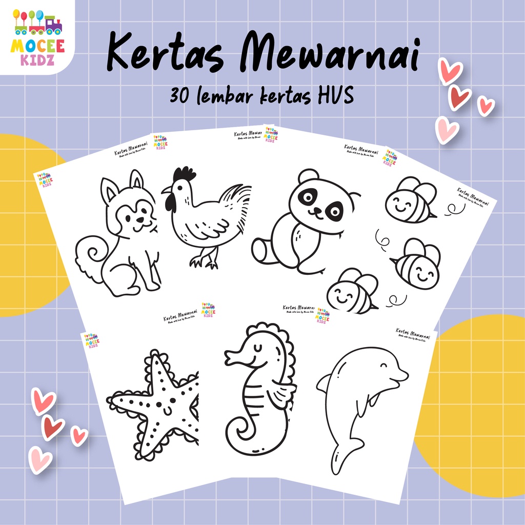 

Kertas mewarnai buku mewarnai coloring page worksheet aktifitas anak montessori