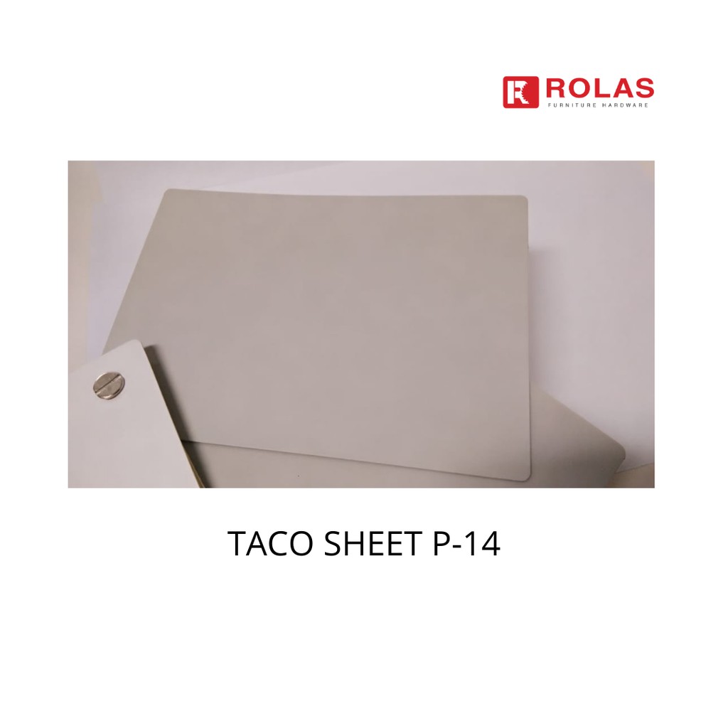 Taco Sheet P014 / TACOSHEET HITAM / Pelapis Mebel / Kitchecn Set