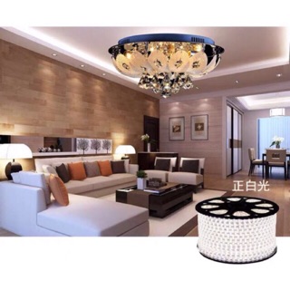 Meteran Lampu  led  strip selang  5050 smd Ac 220v 1 1000m 