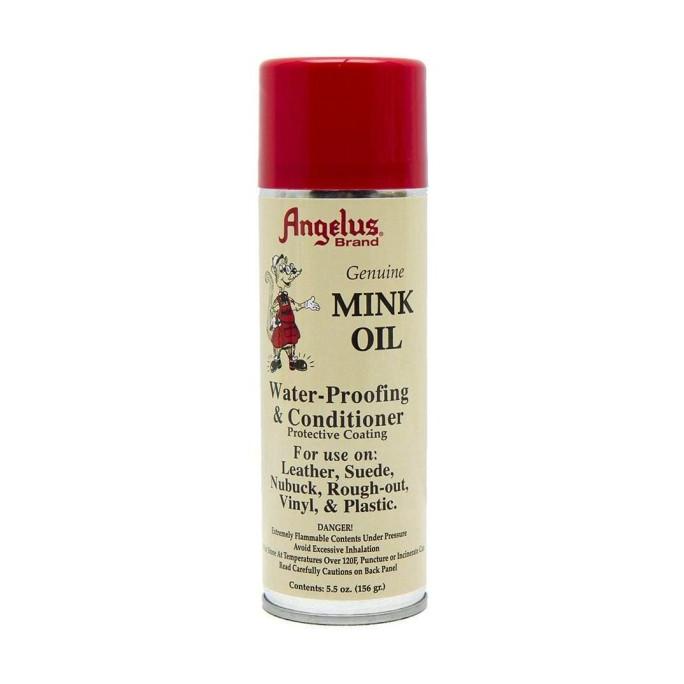 TERBARU ANGELUS Genuine Mink Oil Spray 5.5 oz Shoe Conditioner