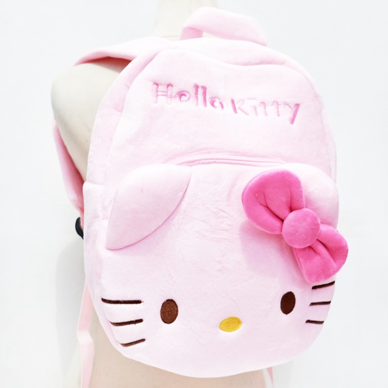 Tas Ransel L sekolah tk SMP SMA boneka Hello kitty Doraemon minnie mickey mouse melodi kucing kartun