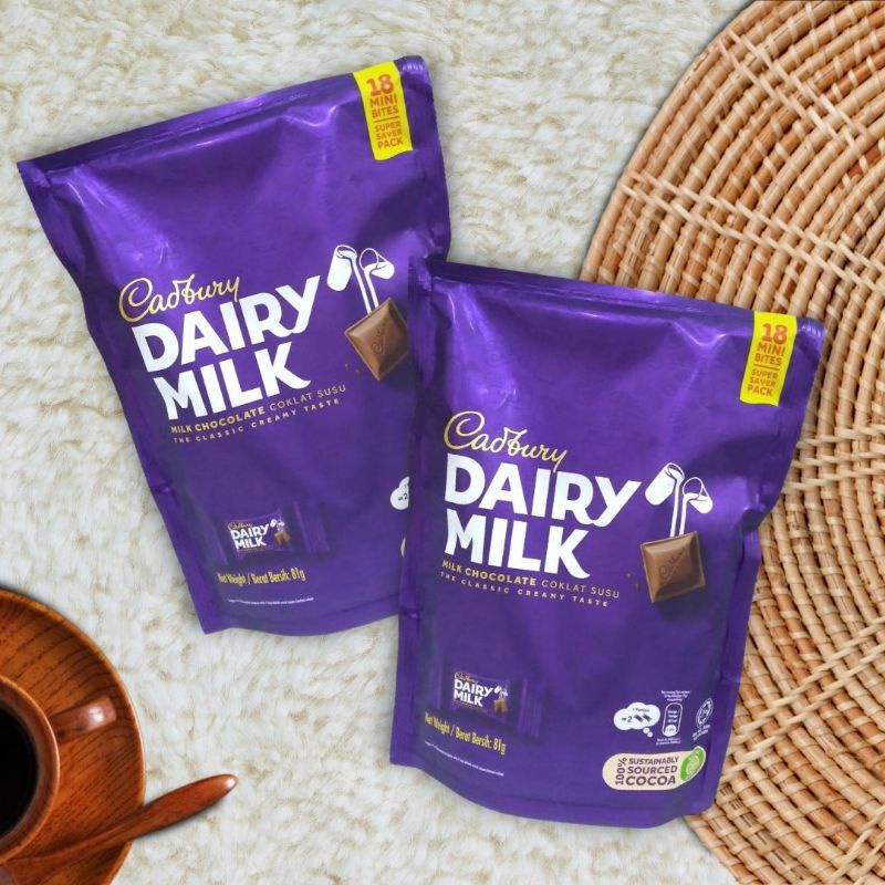 

Cadbury Dairy Milk | Dairy Milk Cadbury | Coklat Dairy Milk | Coklat Cadbury Dairy Milk | Cadbury Dairy Milk Mini Bites (Ready Lamgsung Kirim)