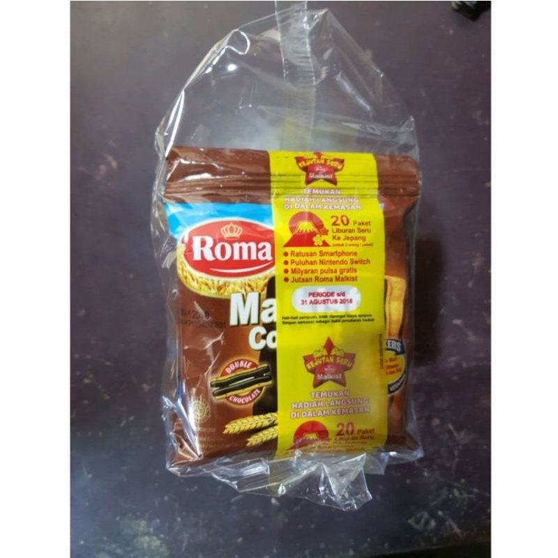 

Roma malkist coklat 21 gr