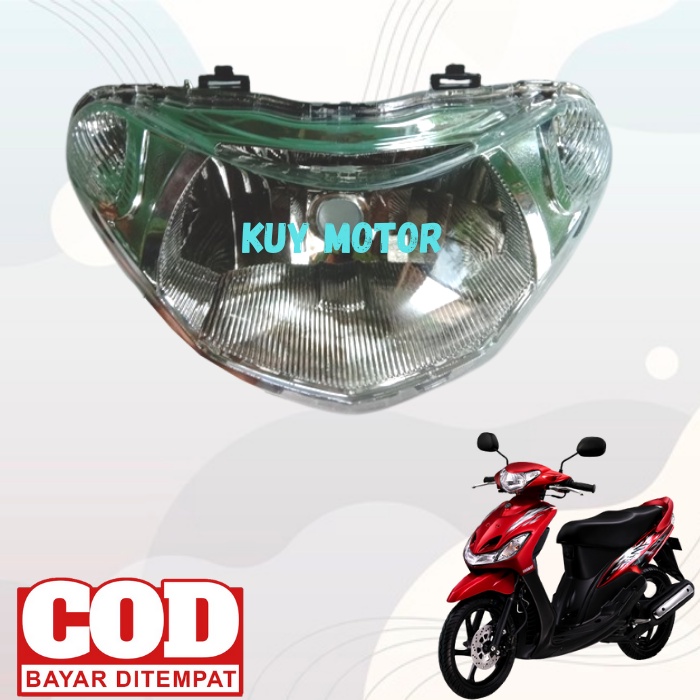 Reflektor Lampu Depan Motor Yamaha Mio Sporty Smile Tahun 2007 2008 2009 2010 2011 2012