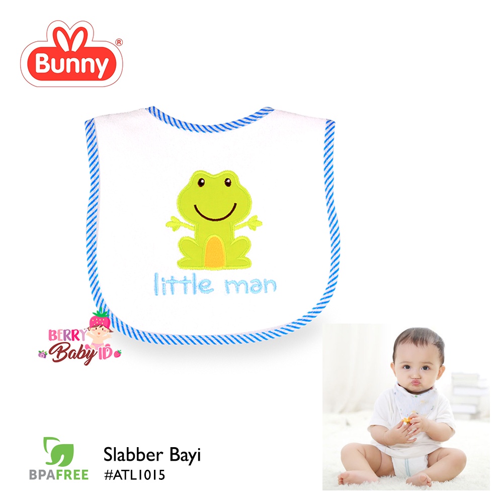 Lusty Bunny Slabber Bayi Kain Lucu Tatak Liur Celemek Makan Anti Air Tumpah LUS035 Berry Mart