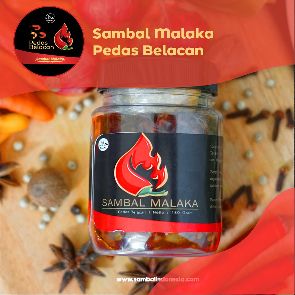 

Sambal Malaka | Pedas Belacan | netto180gr