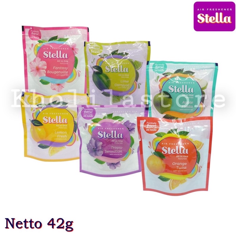 Stella All In One Solid Pengharum Ruangan 42+13g