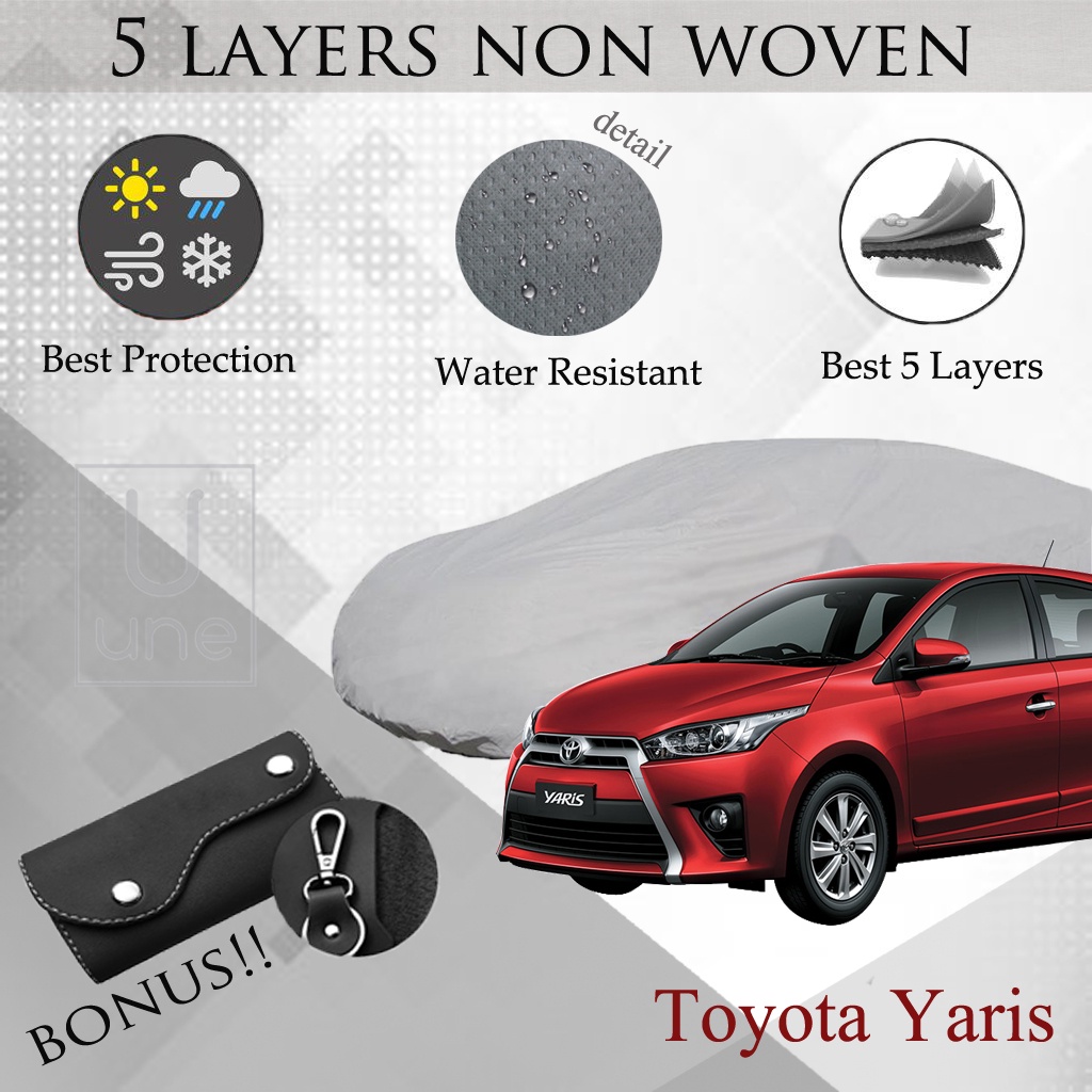 Cover Sarung Mobil YARIS NEW 5 Layer Protection