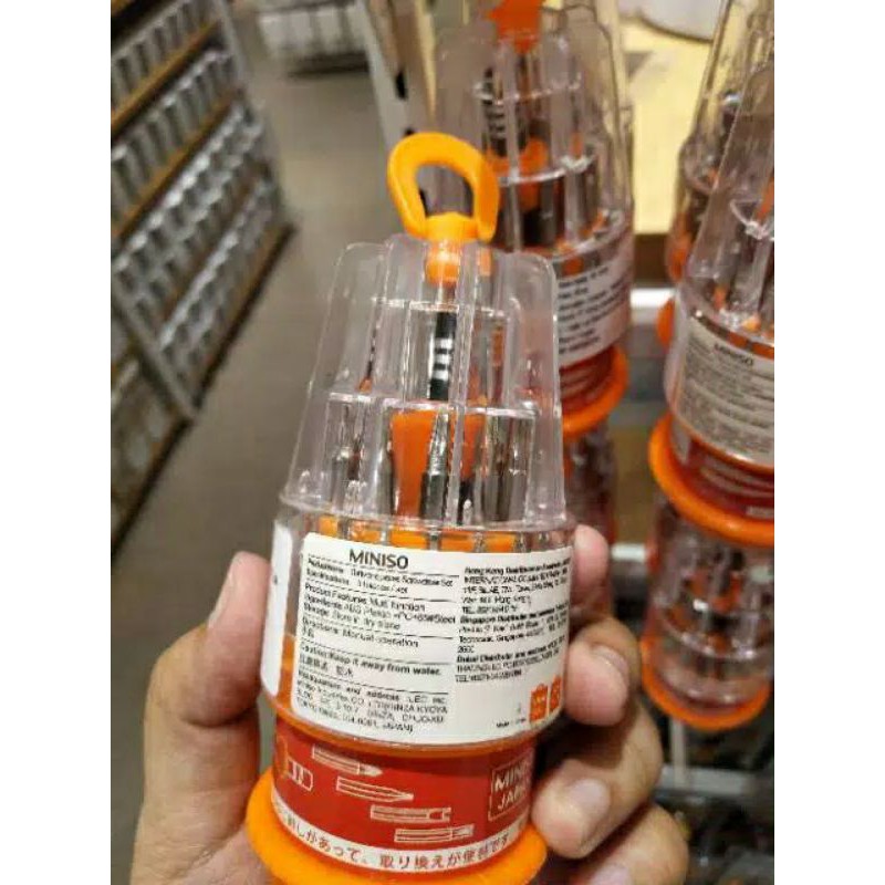 Miniso 31 Screwdriver Set Obeng