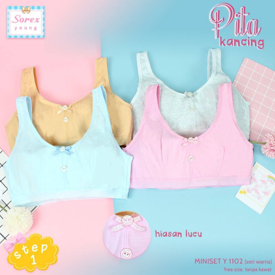 MINISET STEP1 ANAK REMAJA PEREMPUAN  SOREX  Y 1101 ; 1102; 1103 ; 1104 ; 1105