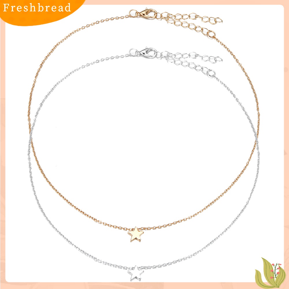 【Fresh】❀Fashion Women Star Charm Pendant Alloy Chain Necklace Wedding Party Jewelry Gift