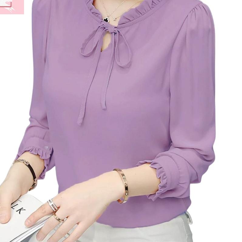 Best Seller (lvn-288) IMJ AURELIA baju atasan wanita terbaru blouse korean style blouse wanita len