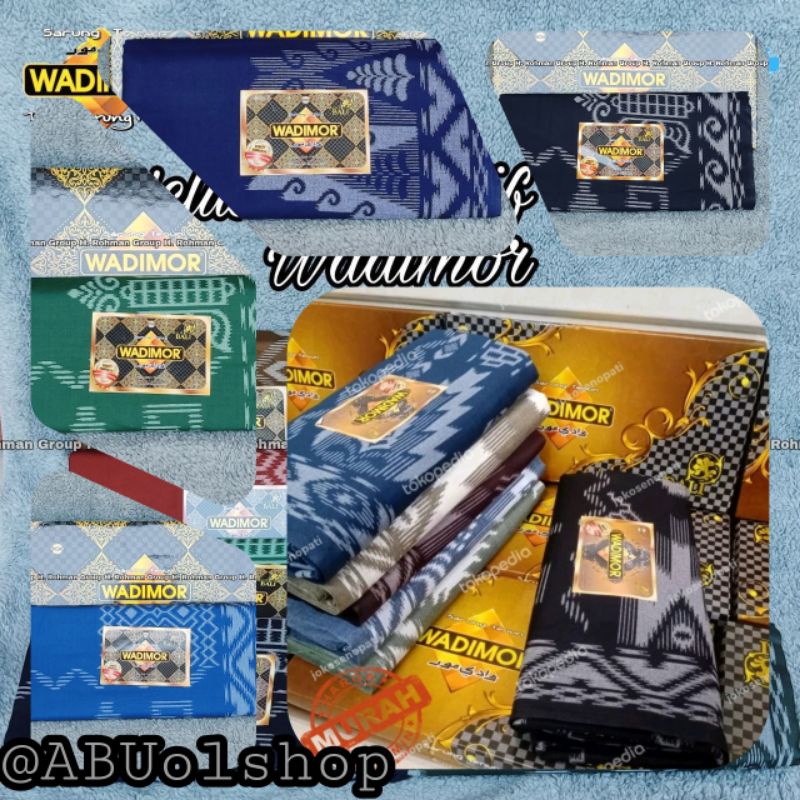 SARUNG WADIMOR ASLI - KAIN SAUNG WADIMOR - KAIN SARUNG MUSLM PRIA DEWASA / ASLI SARUNG WADIMOR BATIK