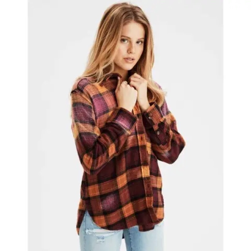 Kemeja Flanel Unisex ORIGINAL American Eagle