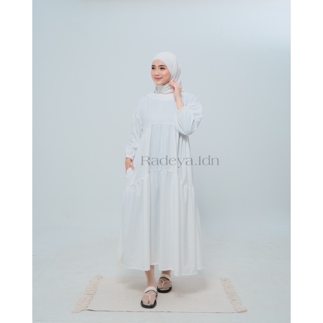 Maryn Midi Dress Gamis Susun Rempel