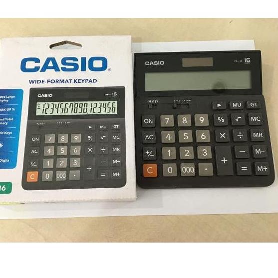 

Trendy KALKULATOR CASIO DH 16 ORIGINAL - KALKULATOR 16 DIGIT - CASIO ORIGINAL ✔