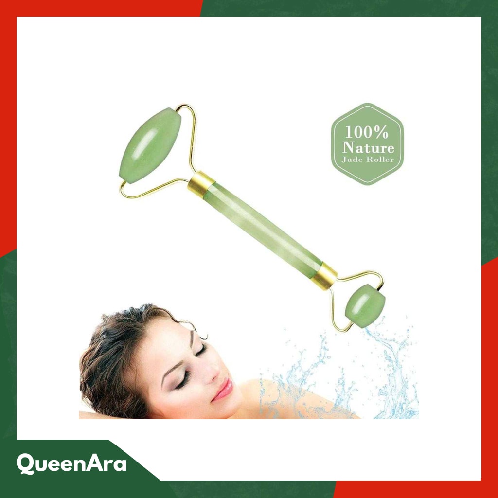 Ecoco Jade Roller Pijat Muka Tirus Facial Face Massage - 00