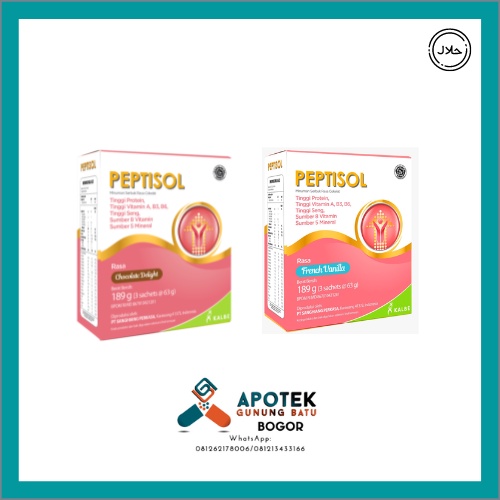 

SUSU PEPTISOL 180 GRAM - SUSU PEMULIHAN PASCA SAKIT DENGAN PROTEIN TINGGI