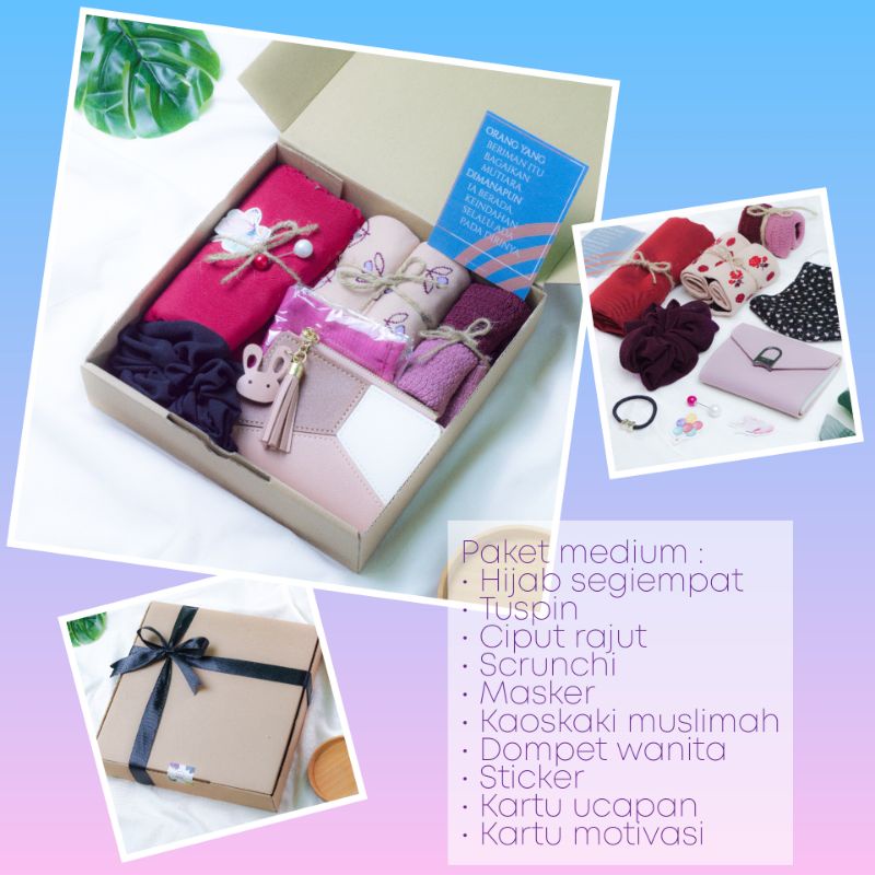 

HAMPERS HIJAB/ HAMPERS WISUDA/ HAMPERS WEDDING/ HAMPERS GRADUATION/GIFT BOX