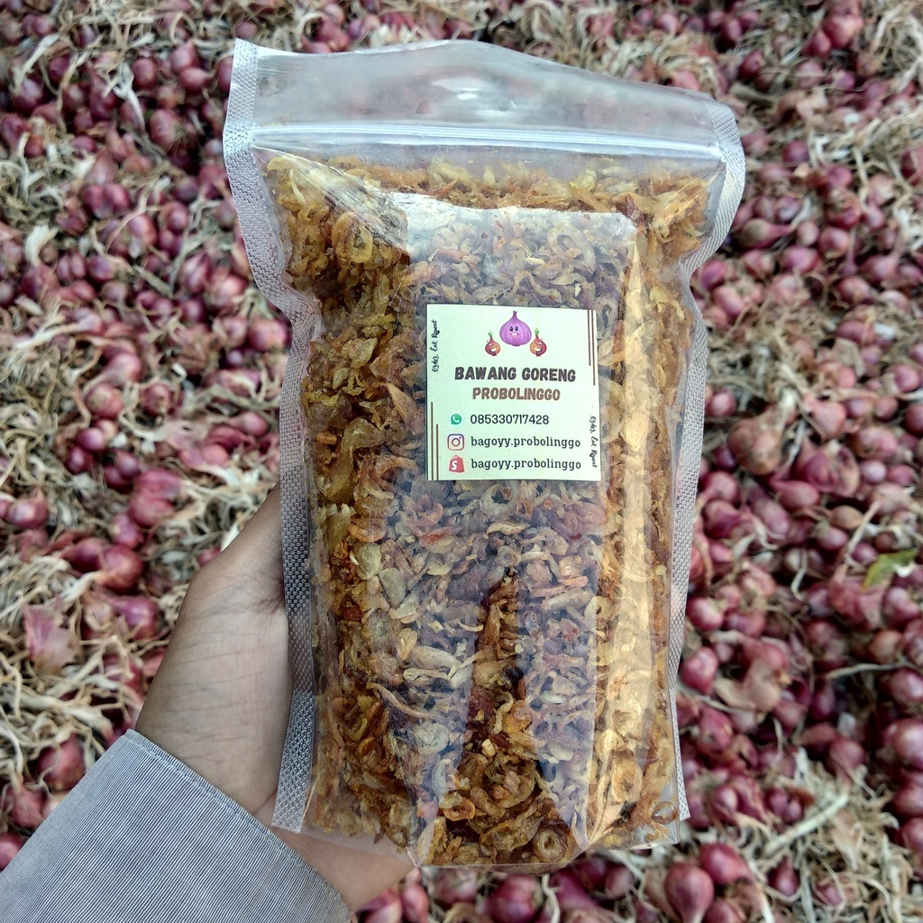 

Bawang Goreng Probolinggo Premium 200 gram Citarasa Original (Bagoyy)