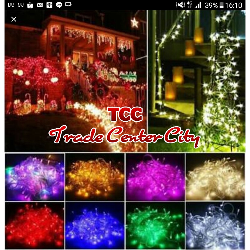 Tumblr Lampu LED Tumblr 50 Lampu LED Panjang 10 Meter Lampu Dekorasi