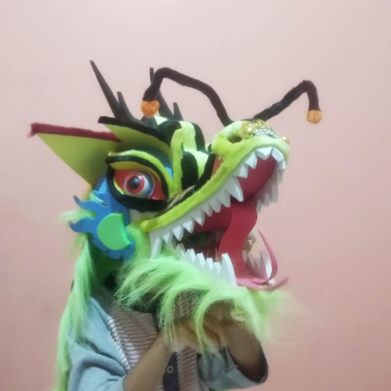 TOPENG NAGA LIONG ANAK MATA NYALA