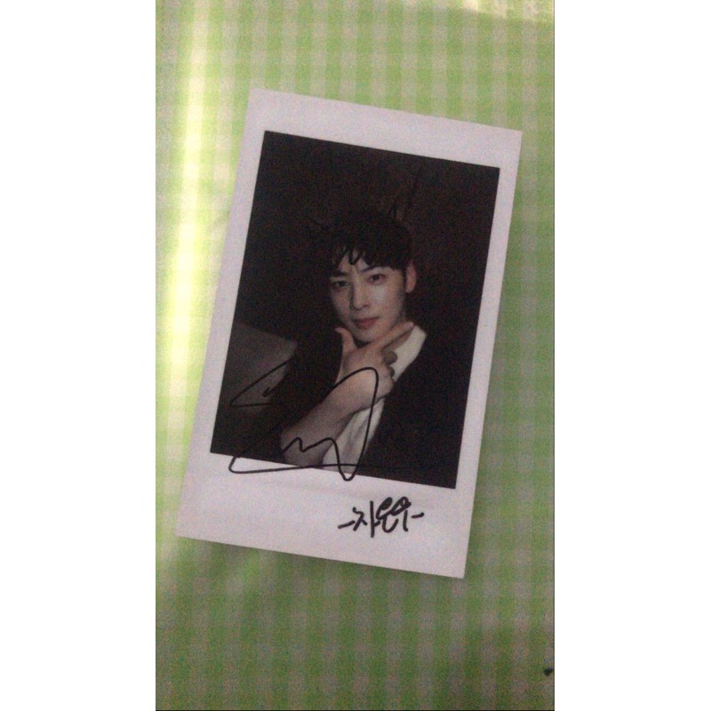 [BOOKED] Polaroid Cha Eunwoo Tb Official