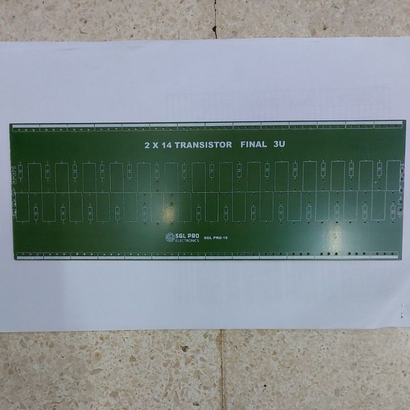 Pcb 2x14 transistor 3U