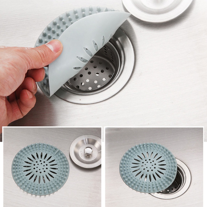 Gro Filter Penyaring Saluran Air Bahan Silikon Untuk Dapurkamar Mandi