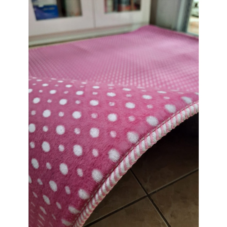 Karpet Busa FONIX Malaysia Bulu Super Lembut Anti Slip 150 x 190 Minimalis F114, Rasfur Korea-3