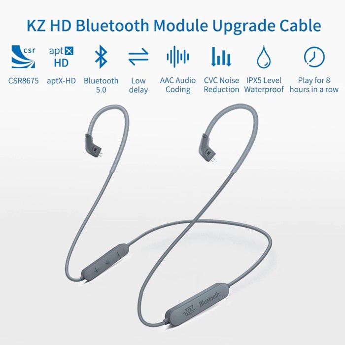 KZ APTX KZ APTX HD Modul Bluetooth for KZ ZSN PRO Bluetooth AZ09 Pro Kabel Kz EDX TRN MT1 KZ EDX Pro CCA Nra CCA CA3 ZS3 ZS5 ZSA ZST PRO ZS10 Pro ZS6