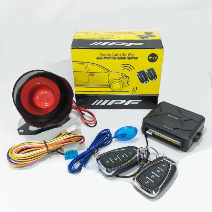 Alarm Mobil Universal IPF 012 Original Untuk Semua Mobil 12V Termurah