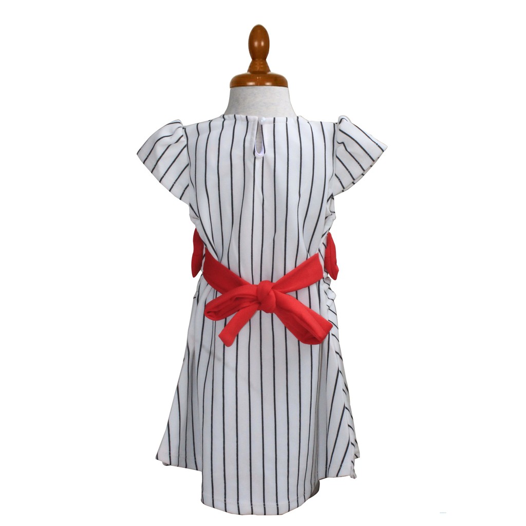dress kids 1268 pita merah/terusan dress anak/dress scuba anak/baju anak