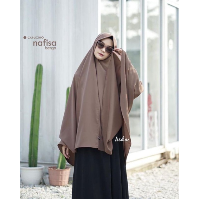 Bergo Nafisa by Azda | bergo pad jumbo