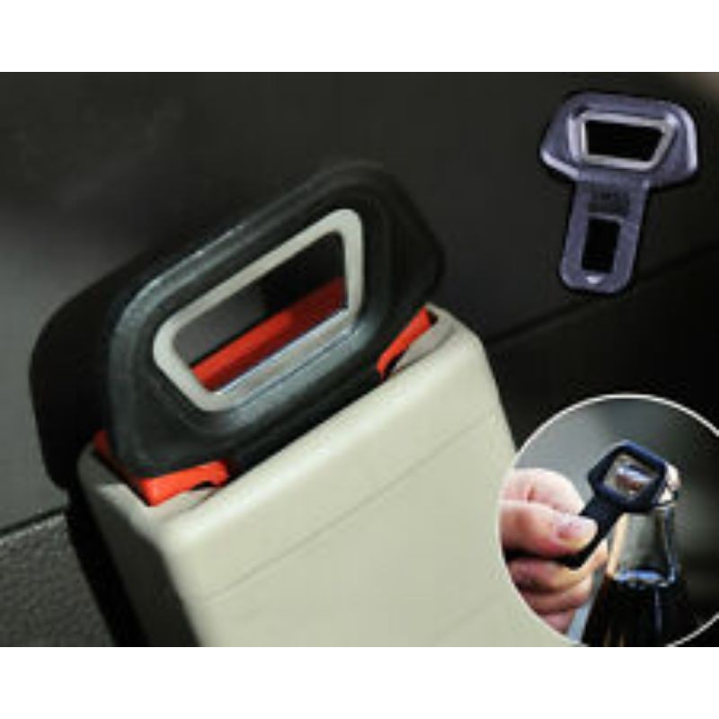 Seat Belt Botol Buckle Alarm Stopper Buzzer Colokan Mobil 6,5 X 5 Cm Stop Bunyi Pembuka Botol Minuman