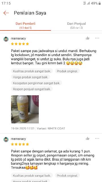 Whisker Shampo Hewan Kucing/Anjing | Shampo Kutu Whisker Premium 100ml