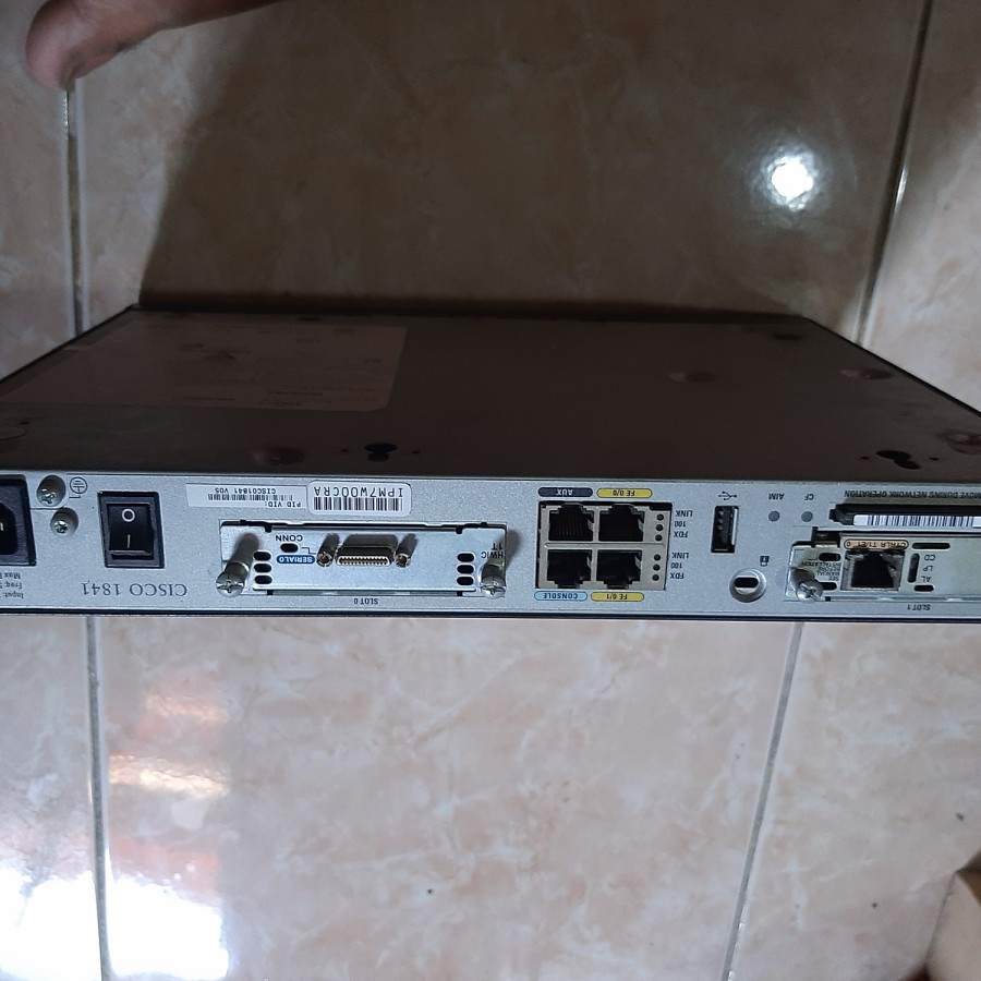 Jual Cisco Router 1841 Router Cisco 1840 Series + T1/E1 & Serial module