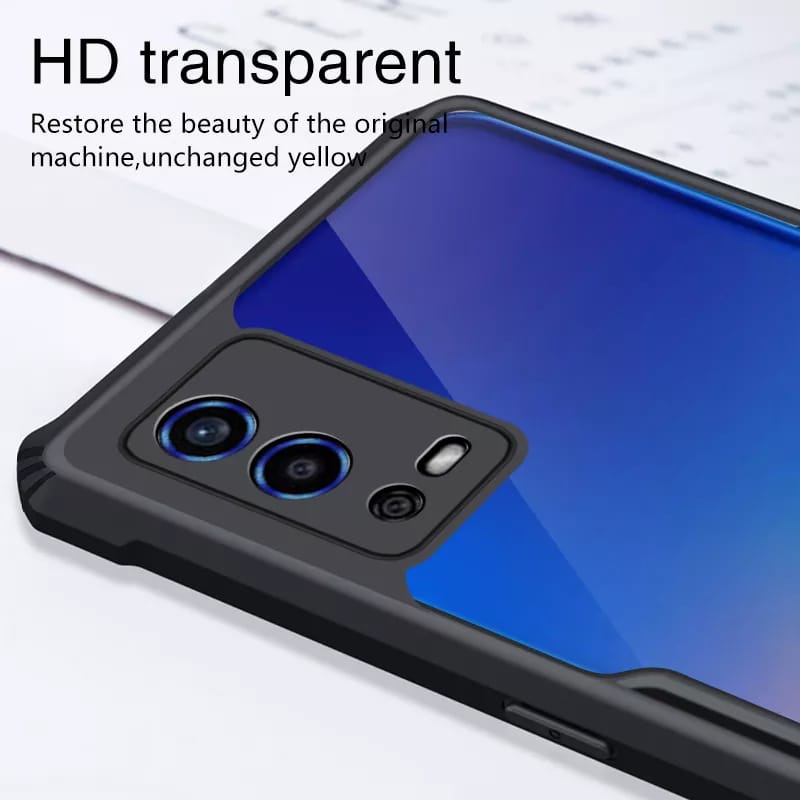 PROMO Case Oppo A55 4G A57 / A77s 4G Case Simple Transparent Soft Acrylic Case Armor Prigen Fusion