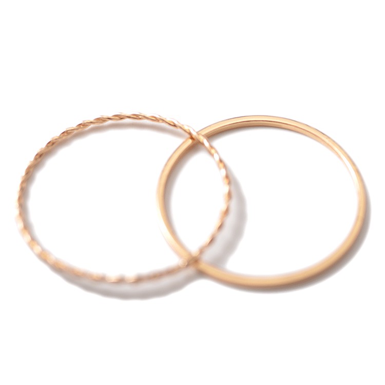 2 Sets of ring Simple Jewelry for Women Rings Accessories