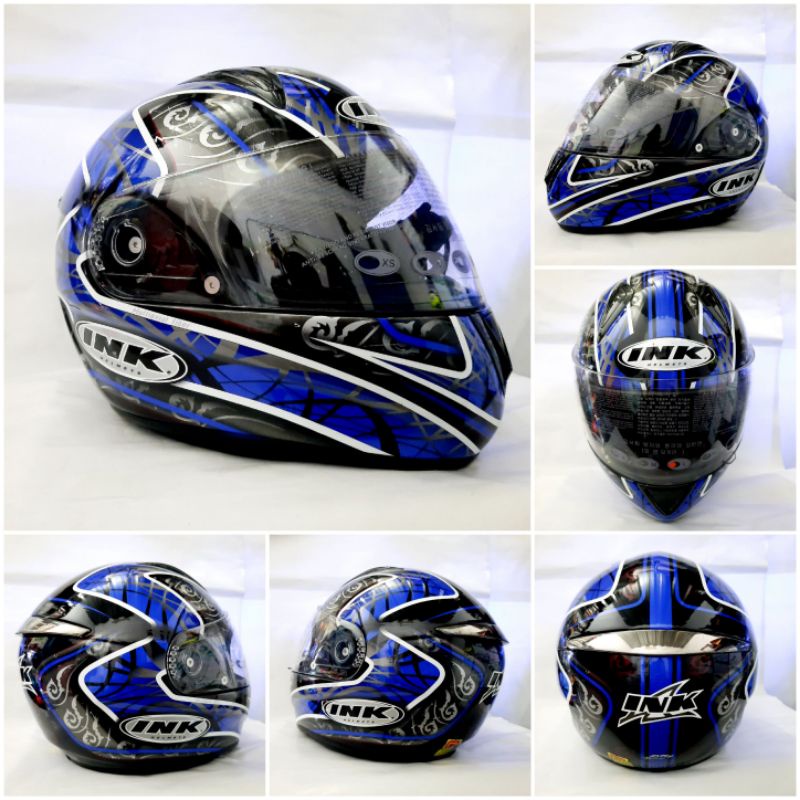 INK HELM FUSION MOTIF SERI #2 | BLACK BLUE SILVER | INK FUSION ORIGINAL
