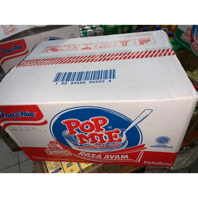 

Pop mie rasa ayam 1 Dus / Karton isi 24 Cup