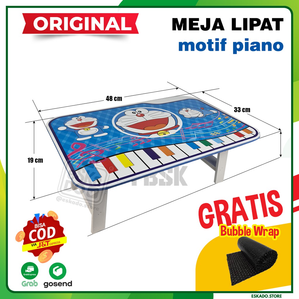 Meja Belajar Lipat Piano